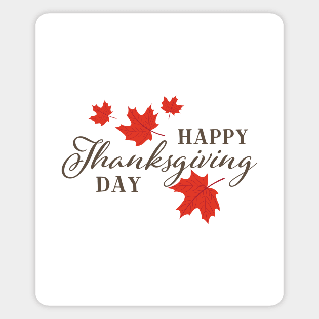 Happy Thanksgiving Magnet by SWON Design